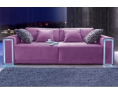 Big-Sofa, Größe L - XXL, inklusive LED-RGB Beleuchtung